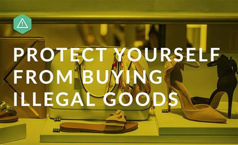 is buying counterfeit goods illegal